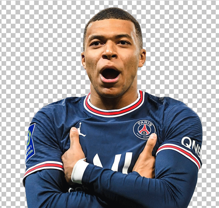 mbappe no background 0014