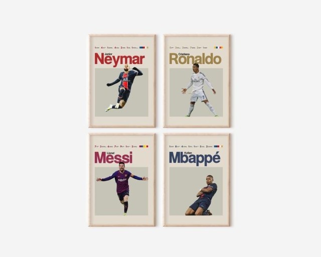 mbappe ronaldo posters 0011