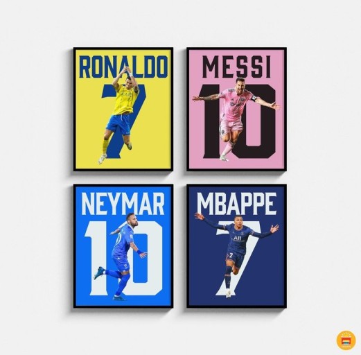 mbappe ronaldo posters 0018