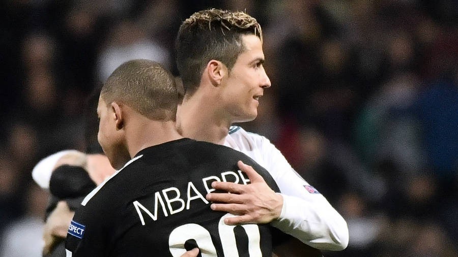 mbappe ronaldo posters 0072
