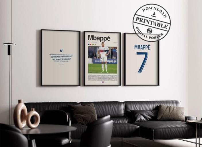 mbappe ronaldo posters 0076