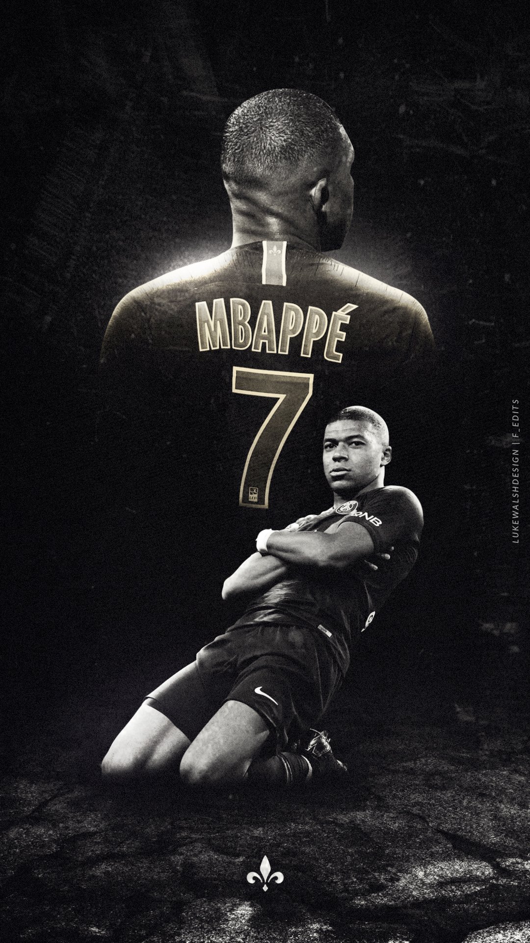 Mbappé wallpaper for iPad.