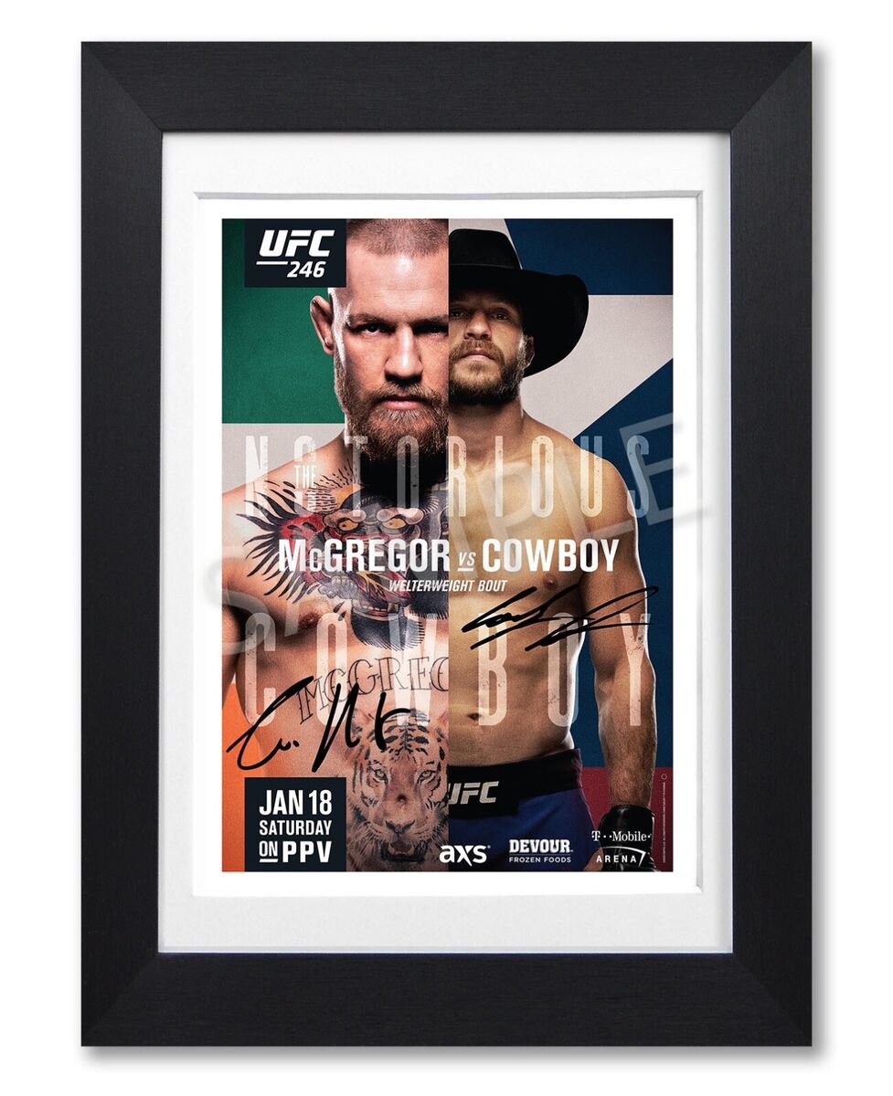 McGregor signed memorabilia