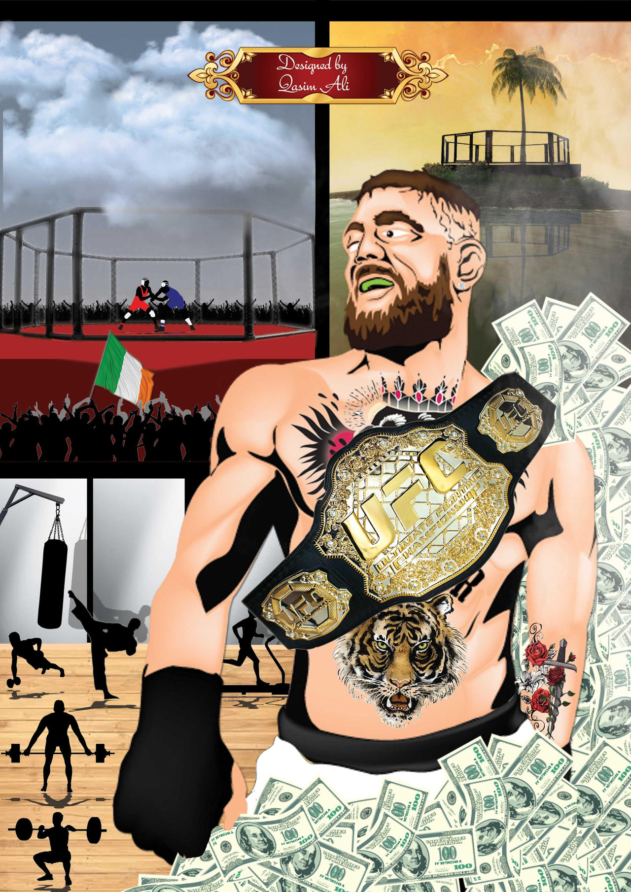 mcgregor vs khabib poster 0047