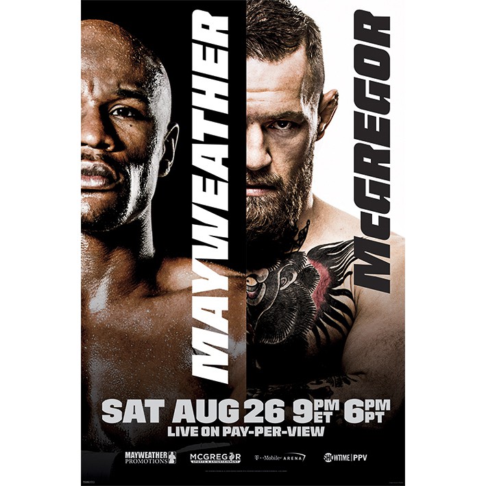 McGregor vs Mayweather promotional image