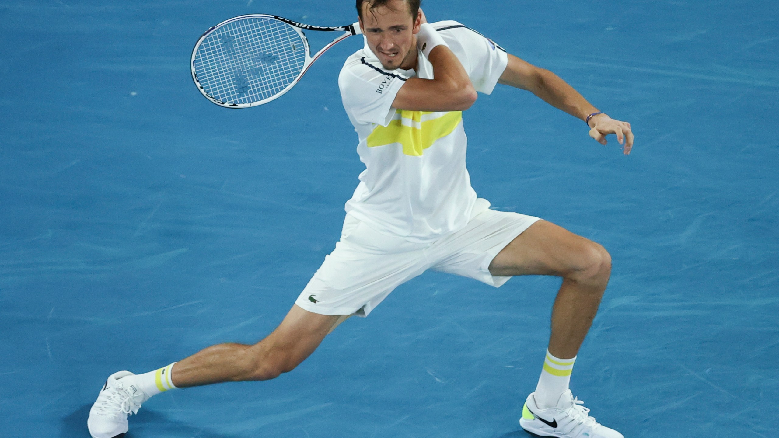 Medvedev forehand consistency.