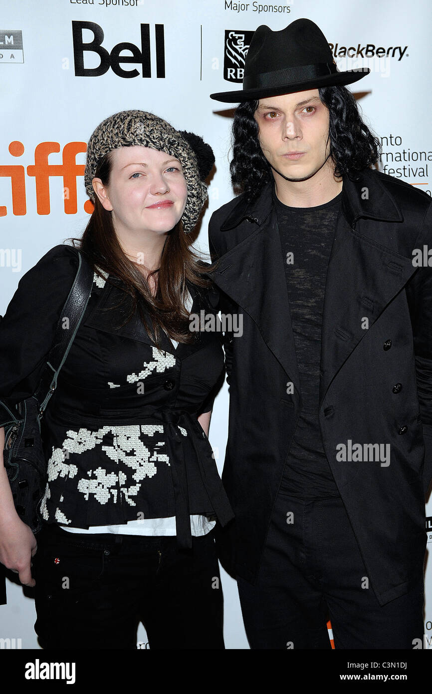 Meg White behind the scenes