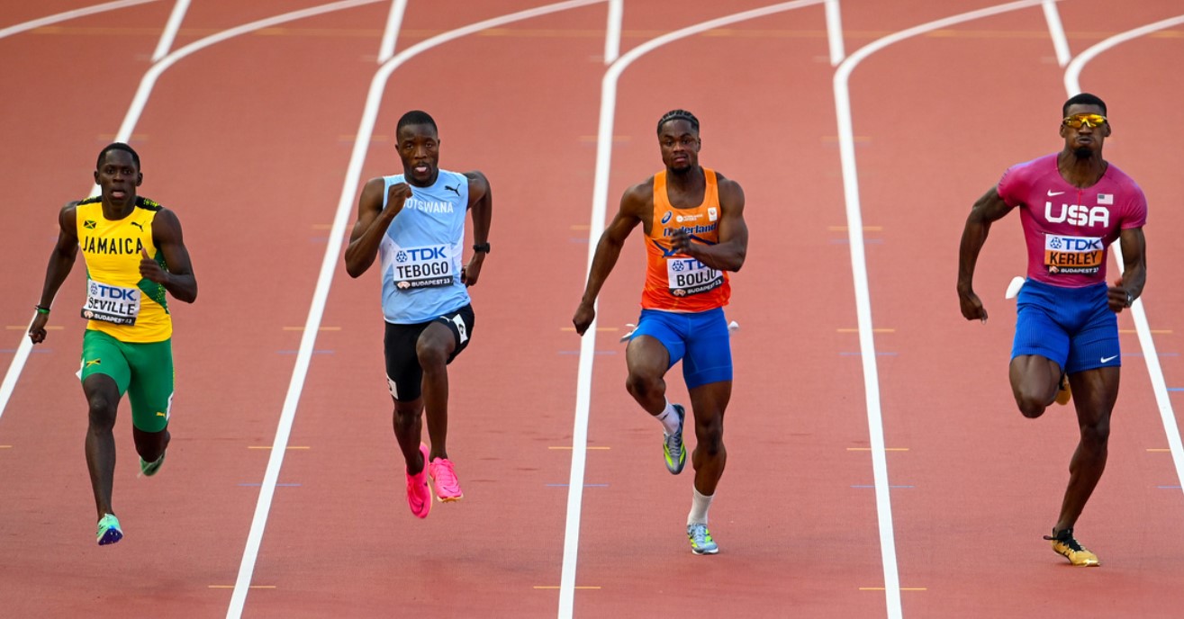 men's 100m Budapest 2023