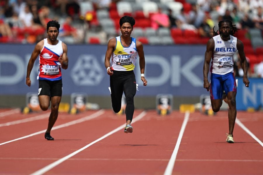 men's 100m event schedule