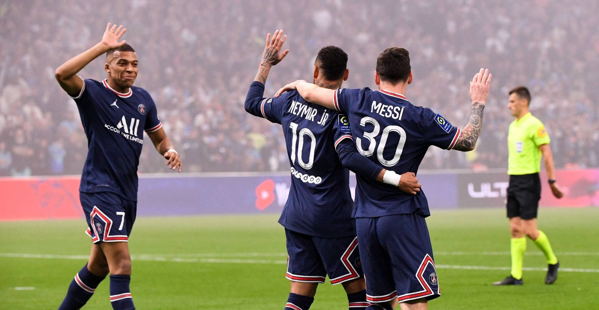 messi and mbappe wallpaper 0016