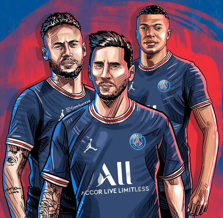 messi and mbappe wallpaper 0040