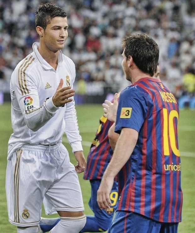 messi and ronaldo photo