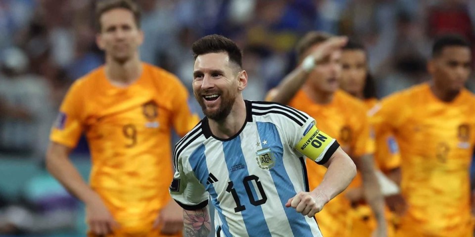 Messi Argentina World Cup Celebration