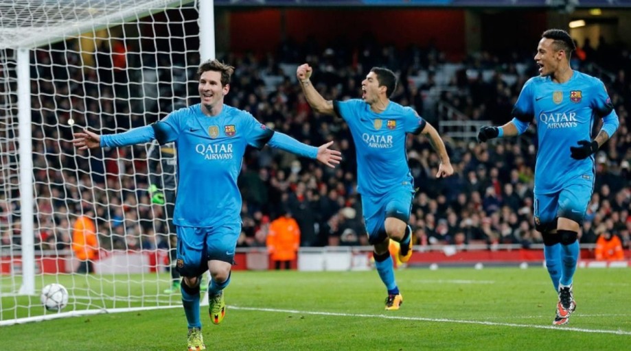 Messi Arsenal goals
