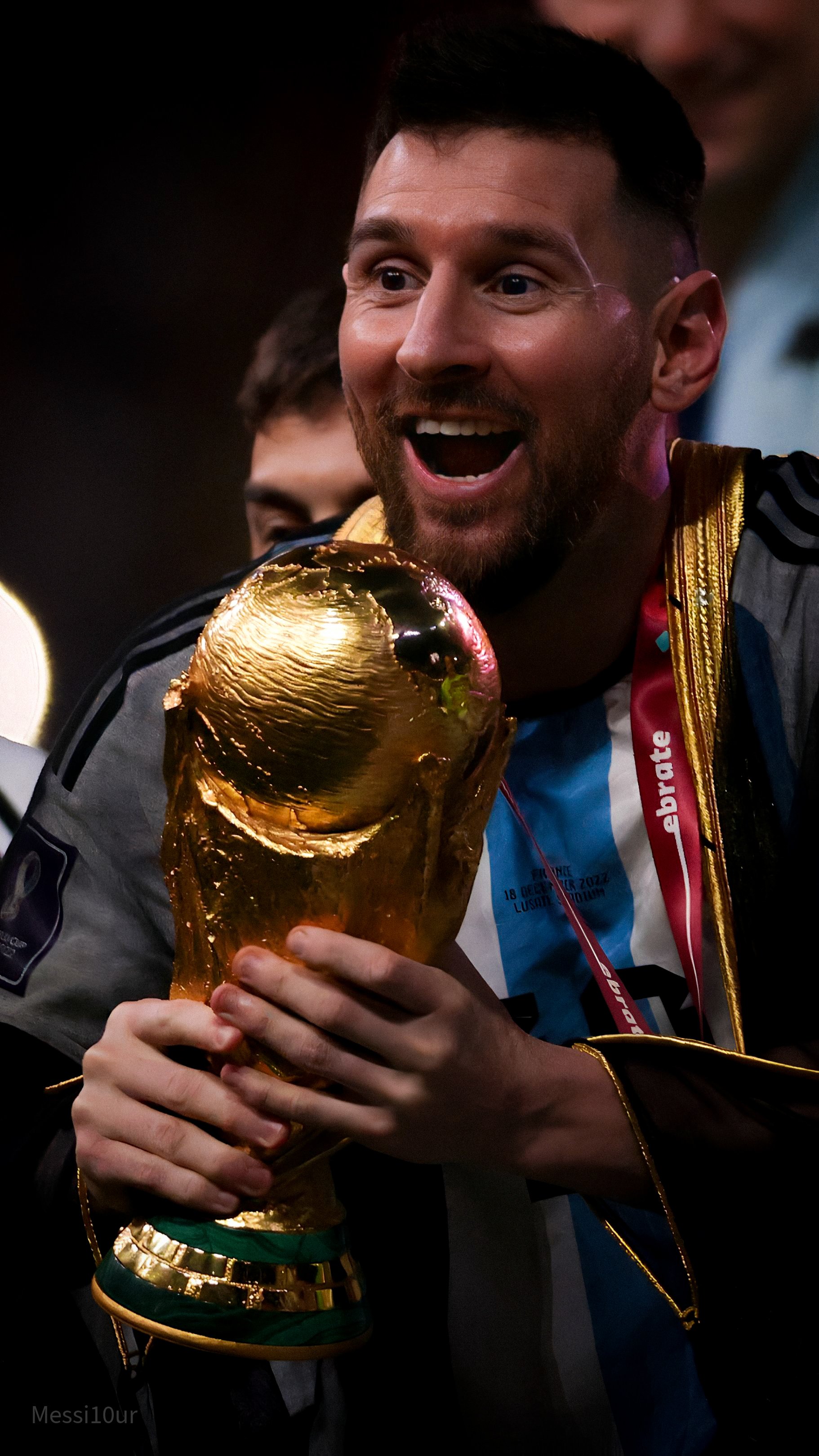 messi celebration wallpaper