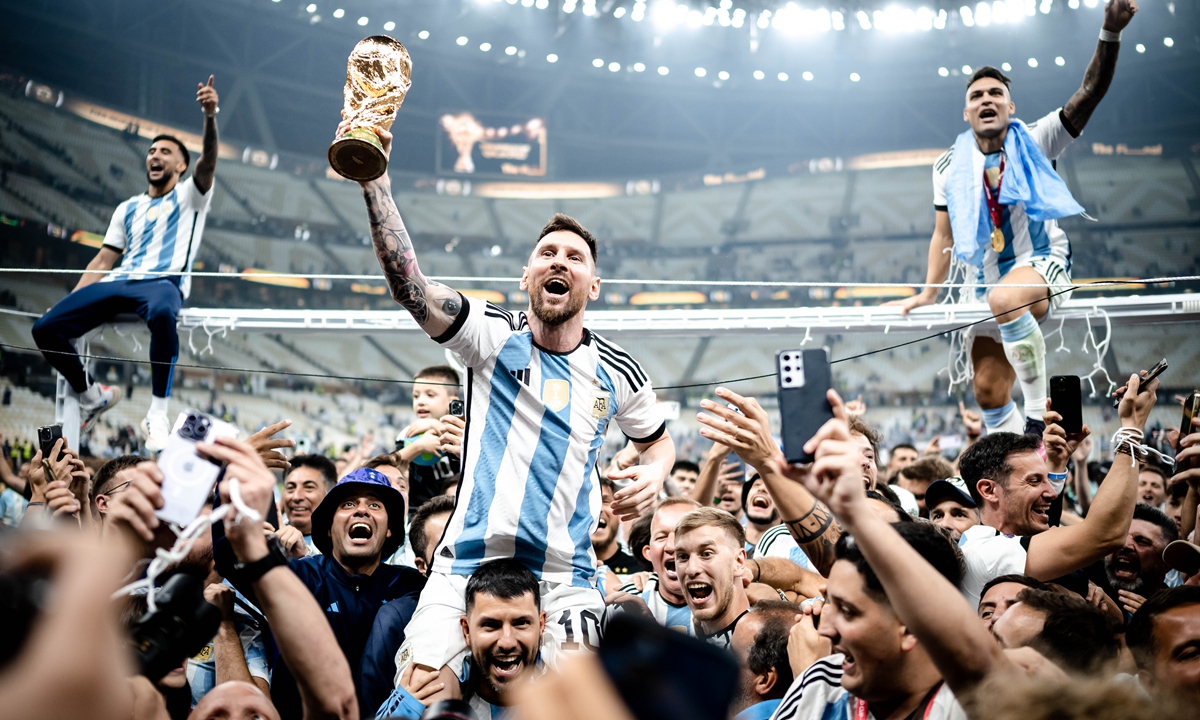 Messi celebrations