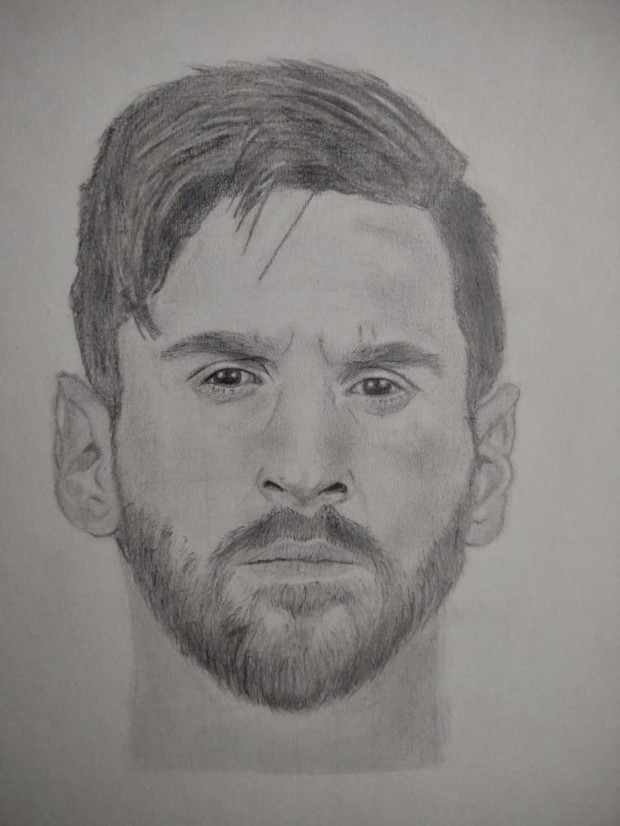 Messi close-up
