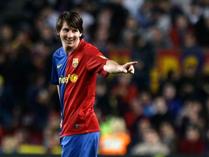 Messi early career images