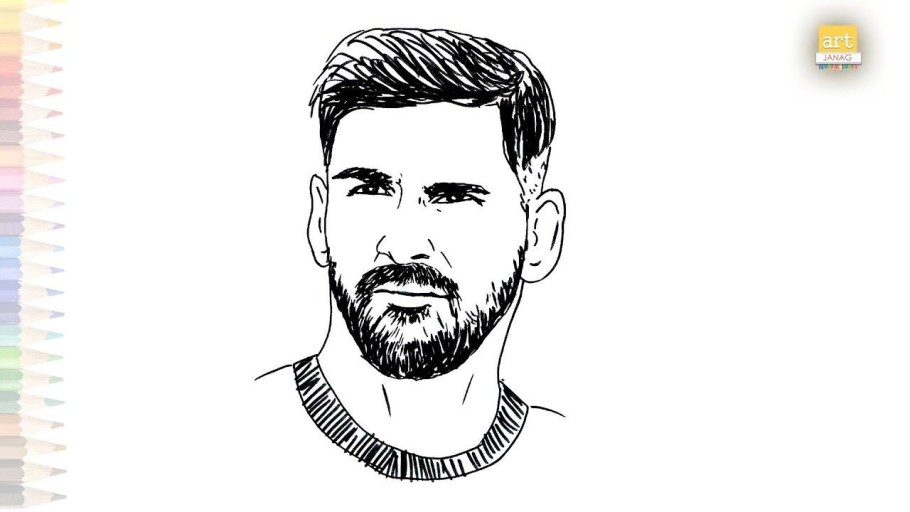 messi face photo 0010
