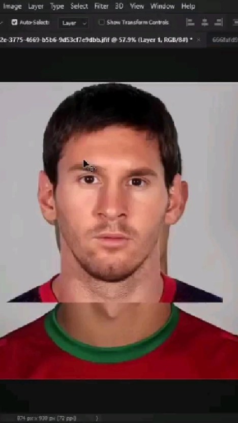 messi face picture