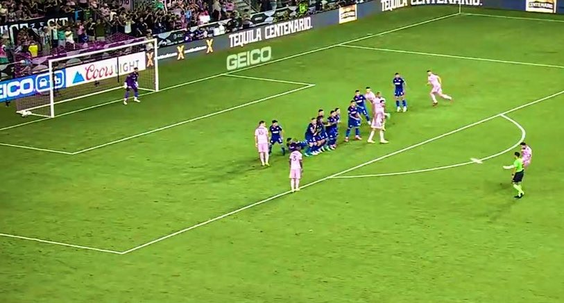 messi free kick analysis