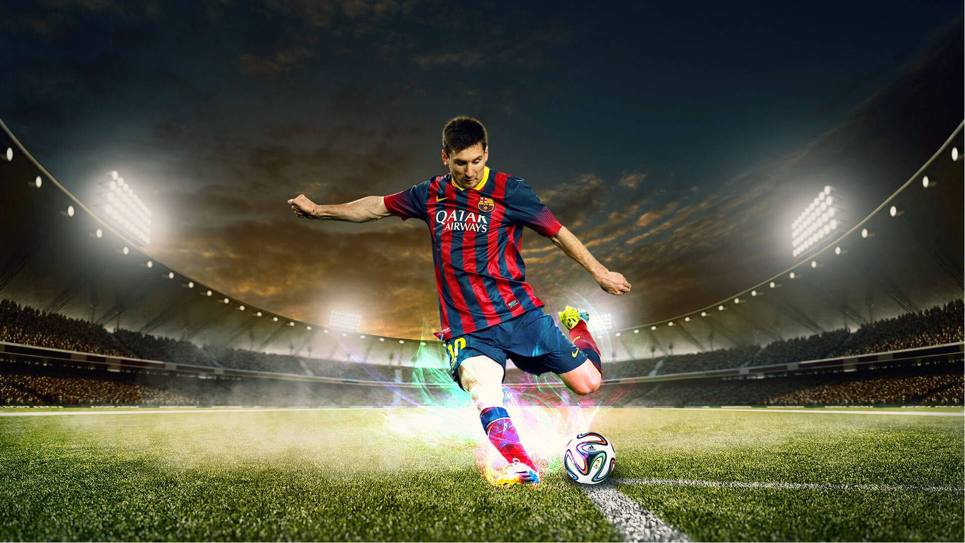 messi free kick wallpaper 0031