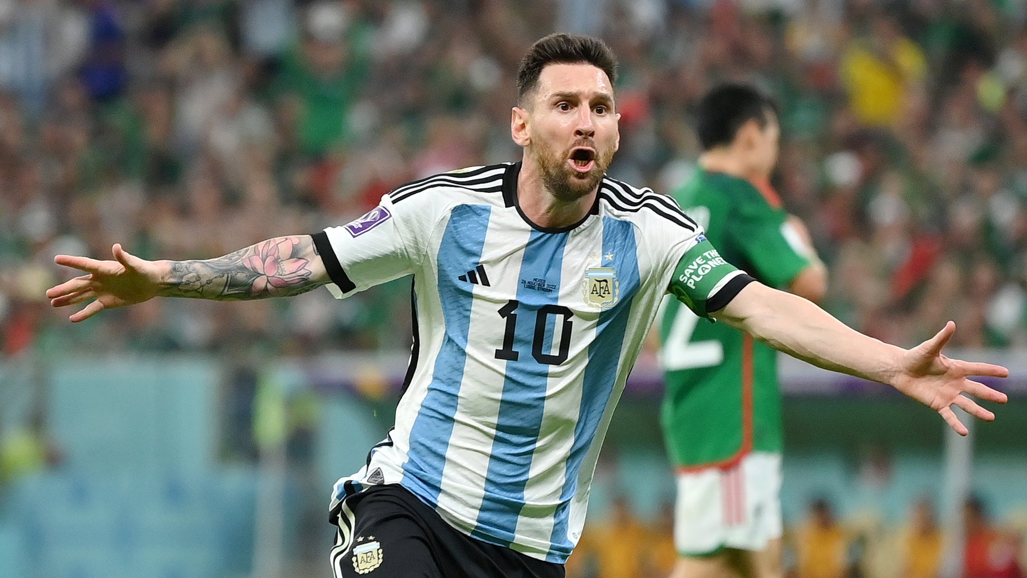 Messi goals vs Mexico