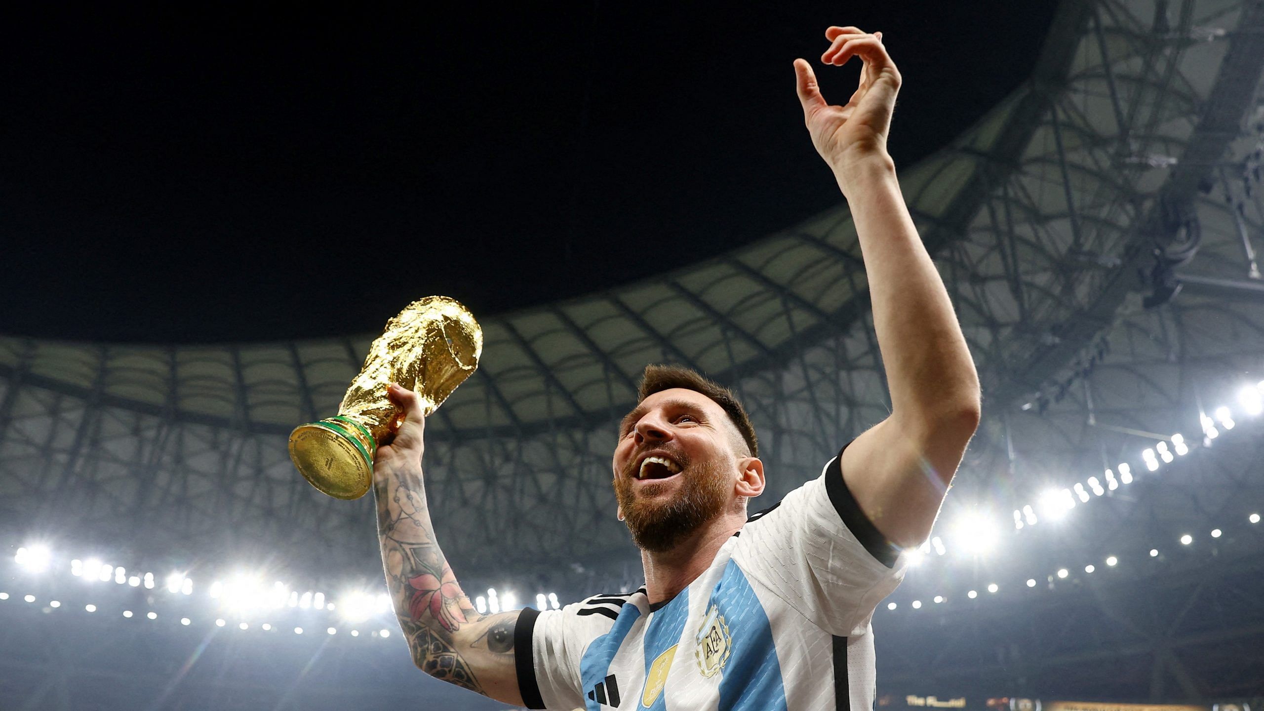 Messi historic moment