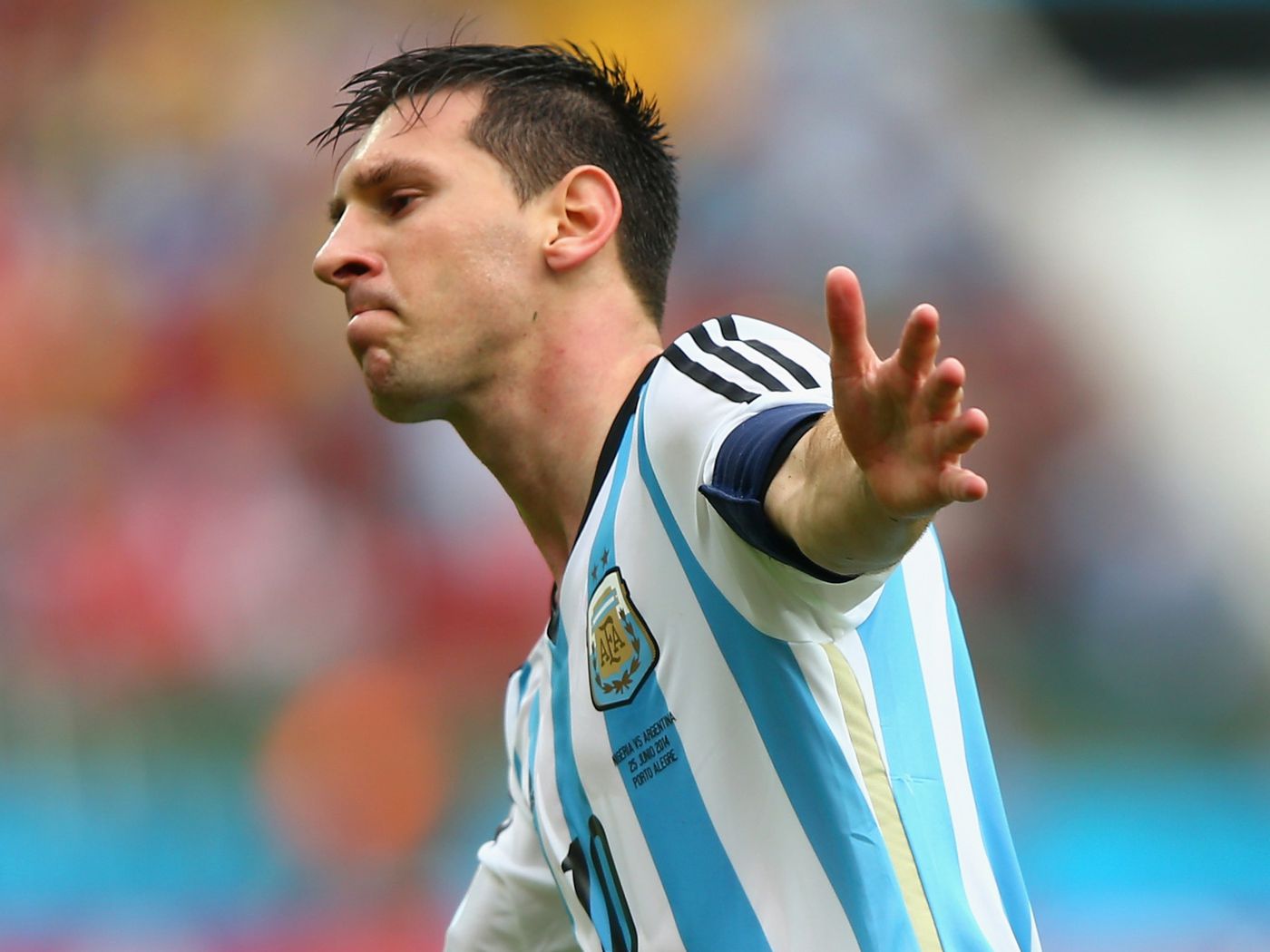 Messi impact on Nigeria game.