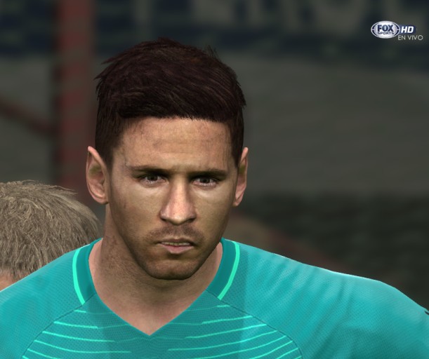 Messi intense look