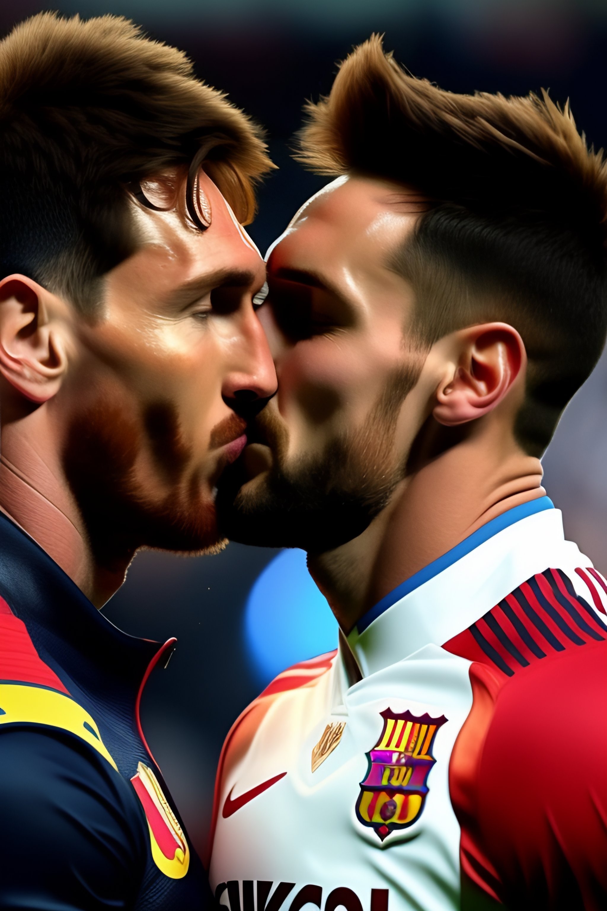 messi kissed 0024
