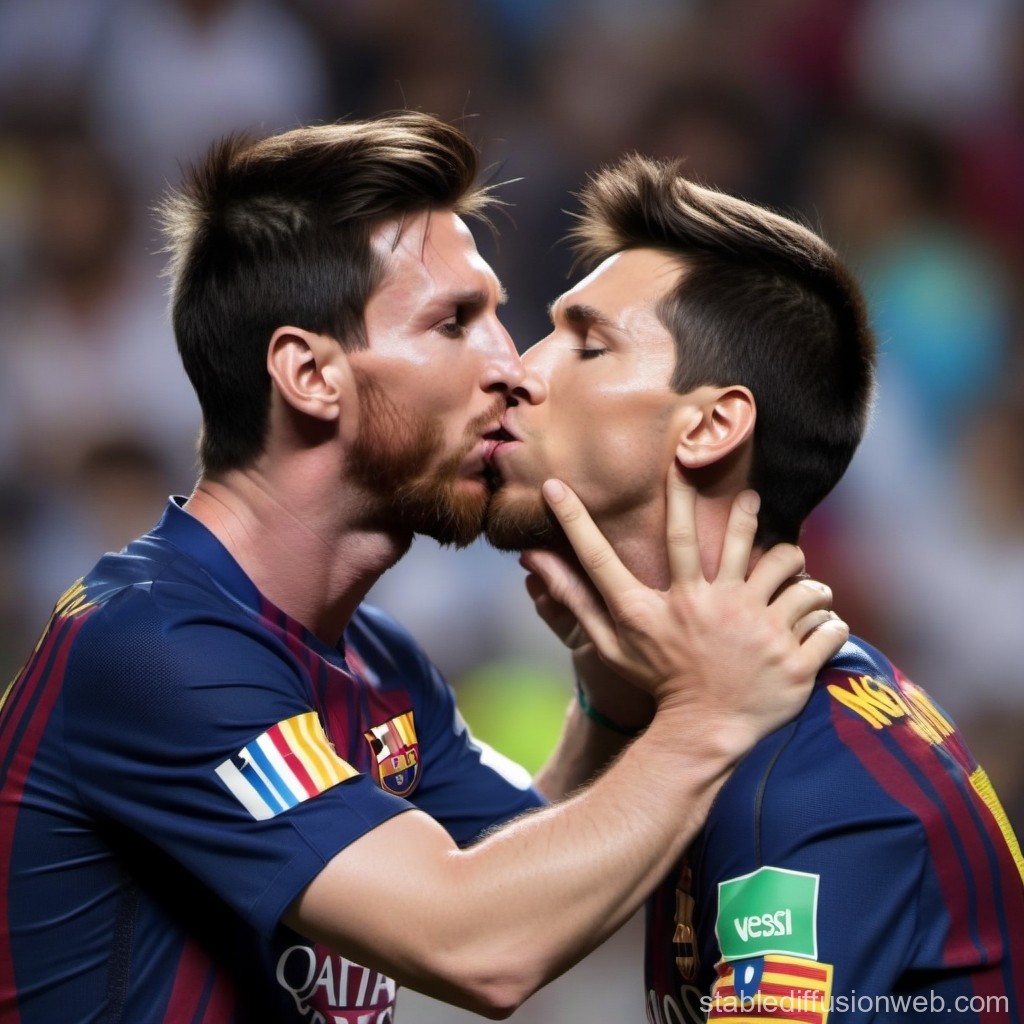 messi kissed 0030