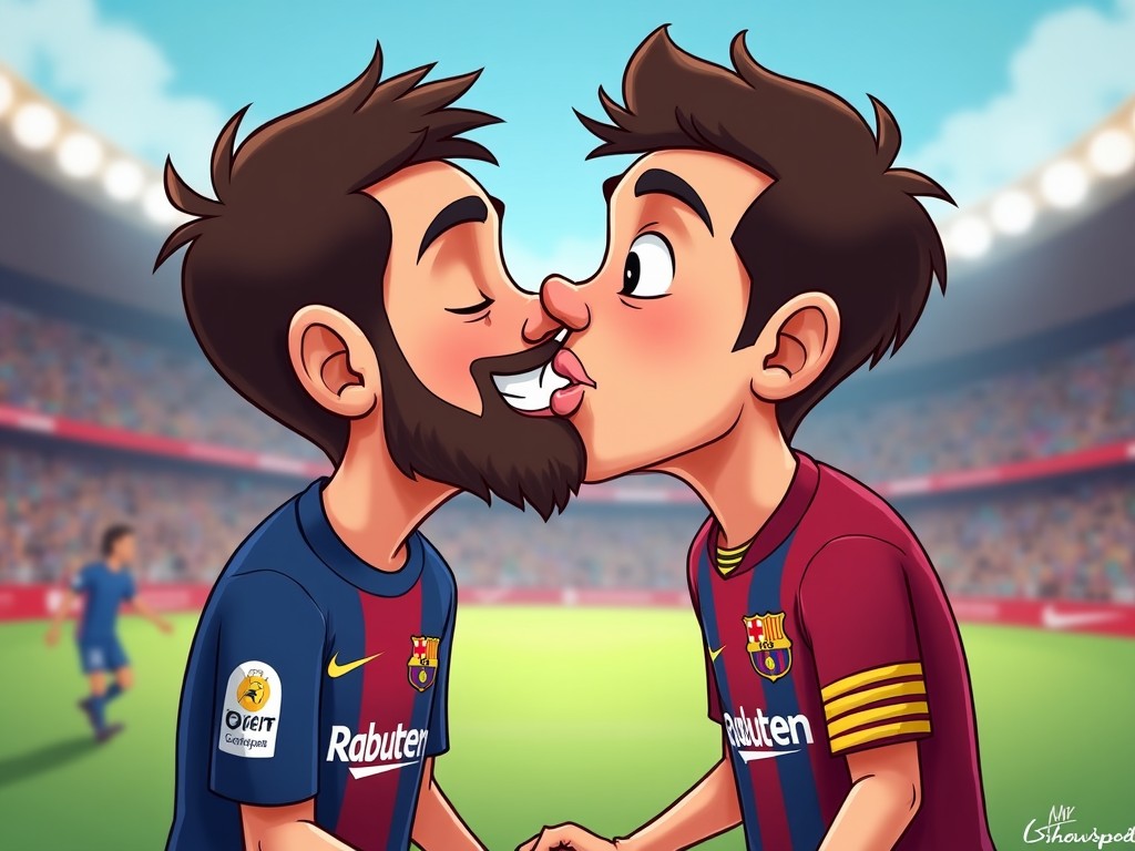messi kissed 0044