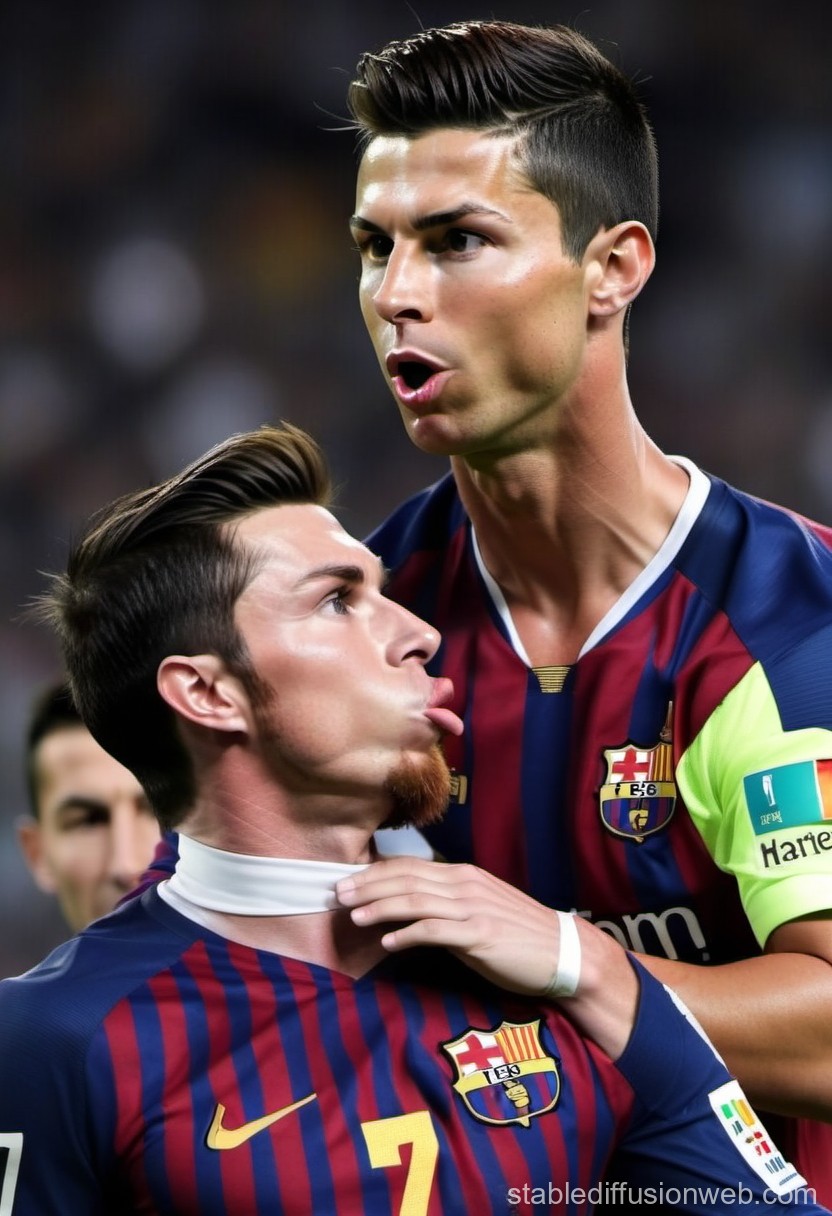 messi kissed 0081