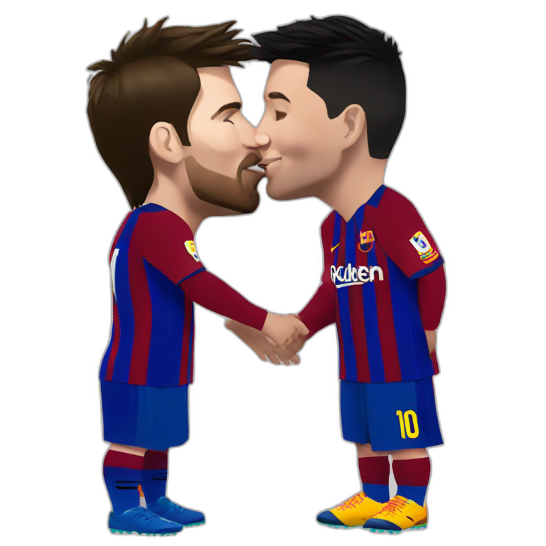 messi kissed 0087