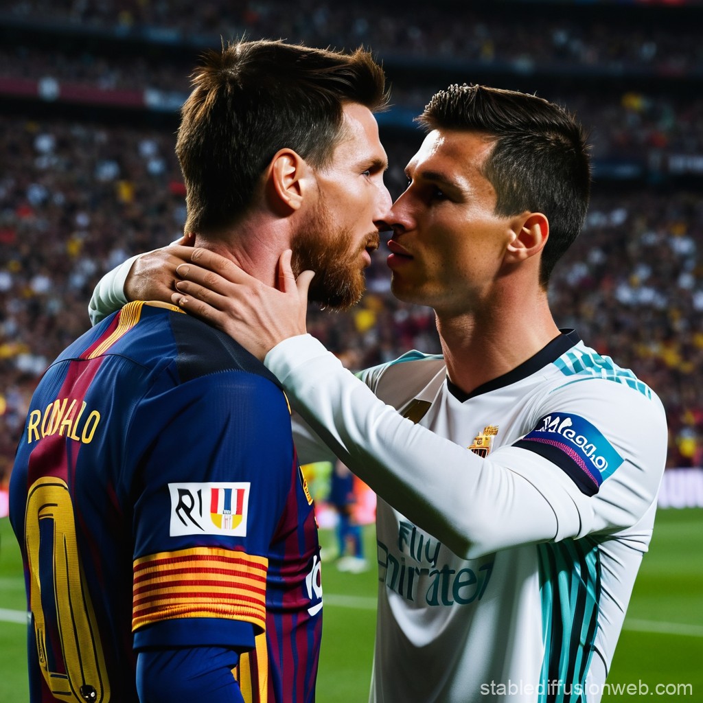 messi kissed 0097