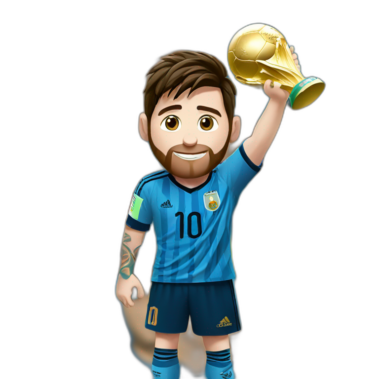 messi lifting the world cup 0041