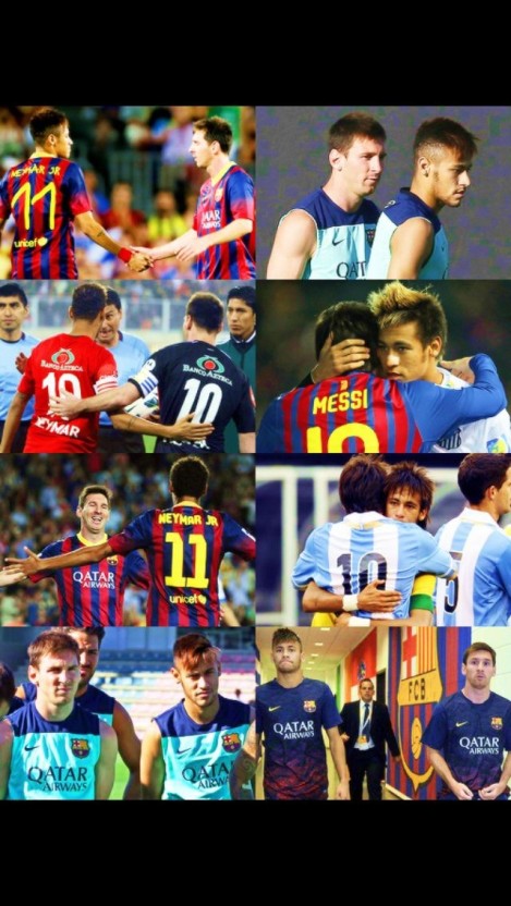 Messi Neymar iconic pictures