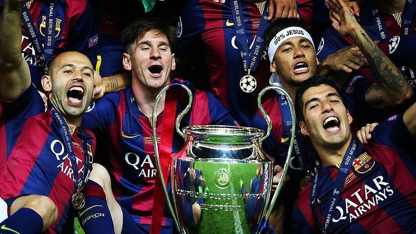 messi neymar suarez poster