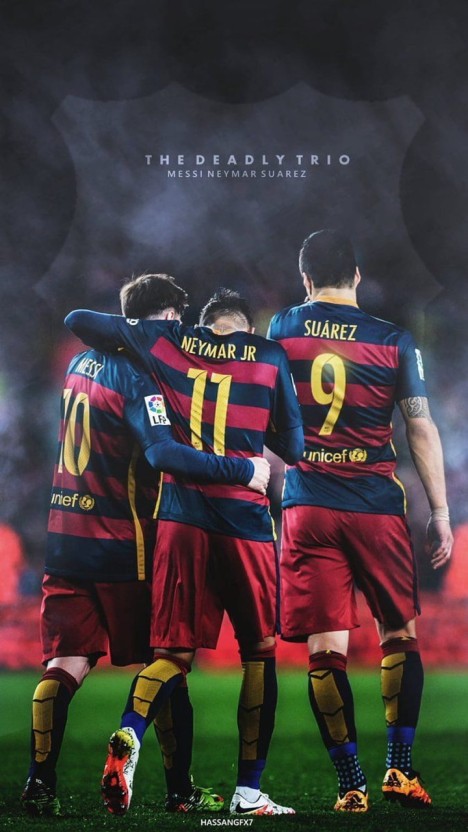 messi neymar suarez silhouette