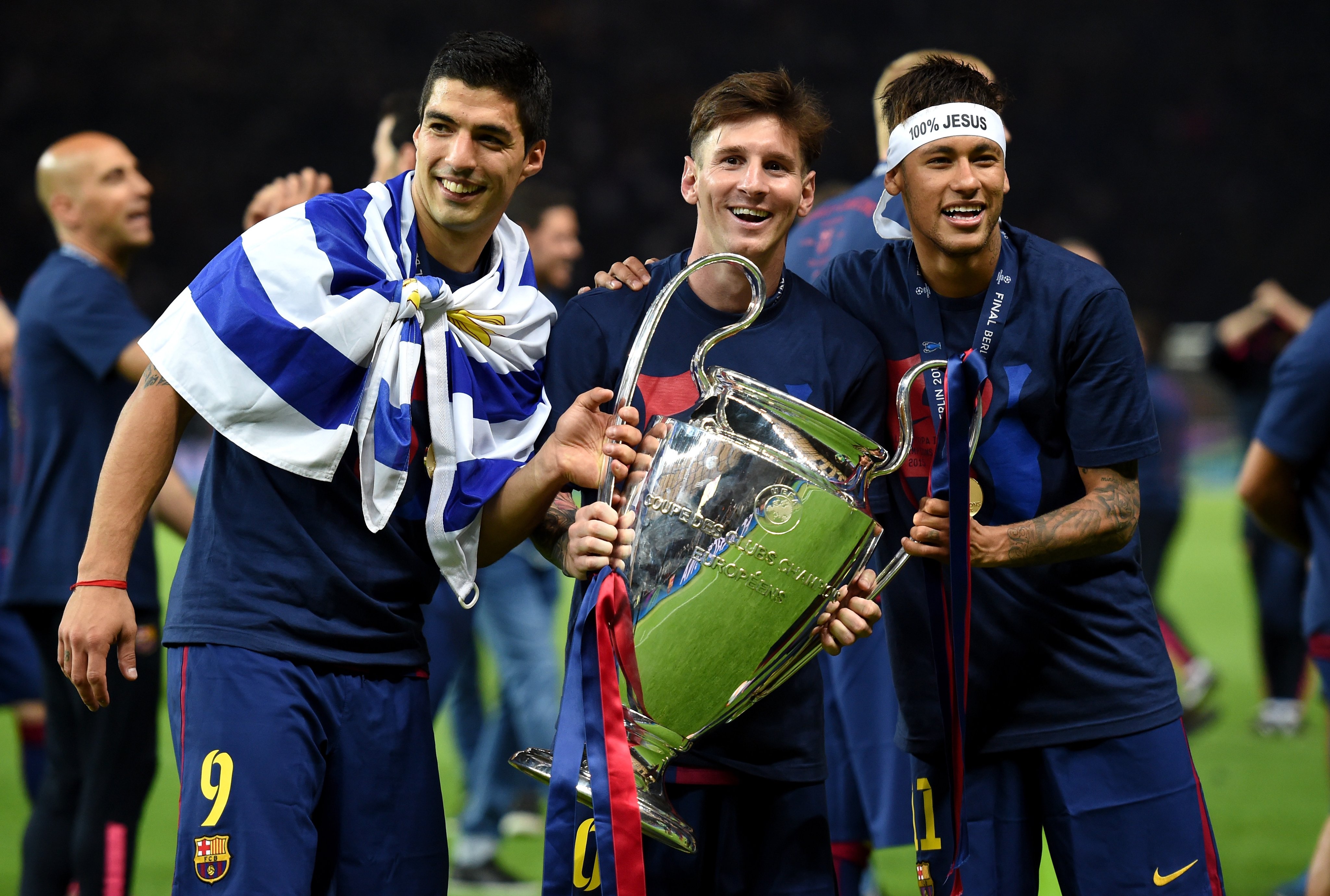 messi neymar suarez trio