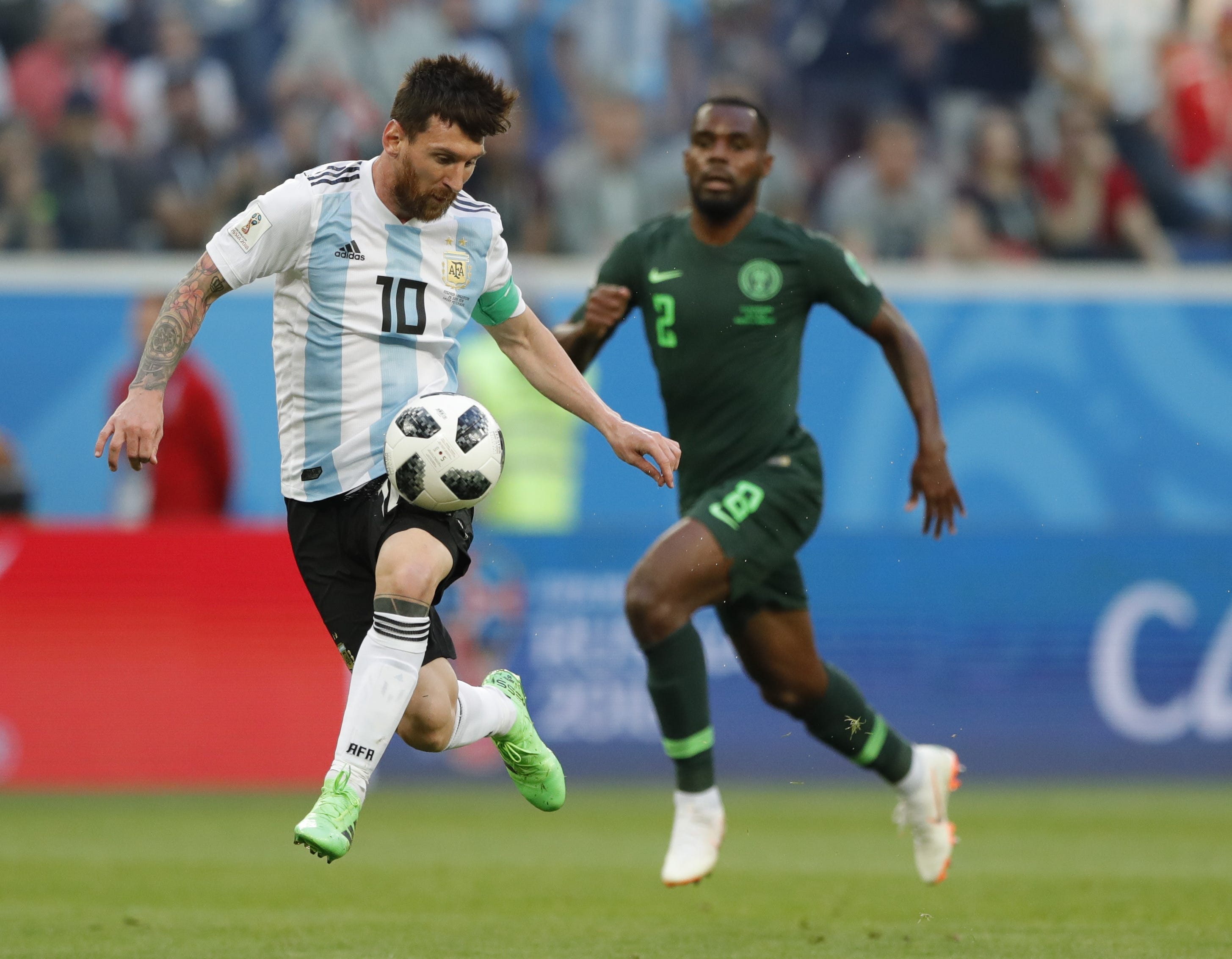 Messi performance against Nigeria