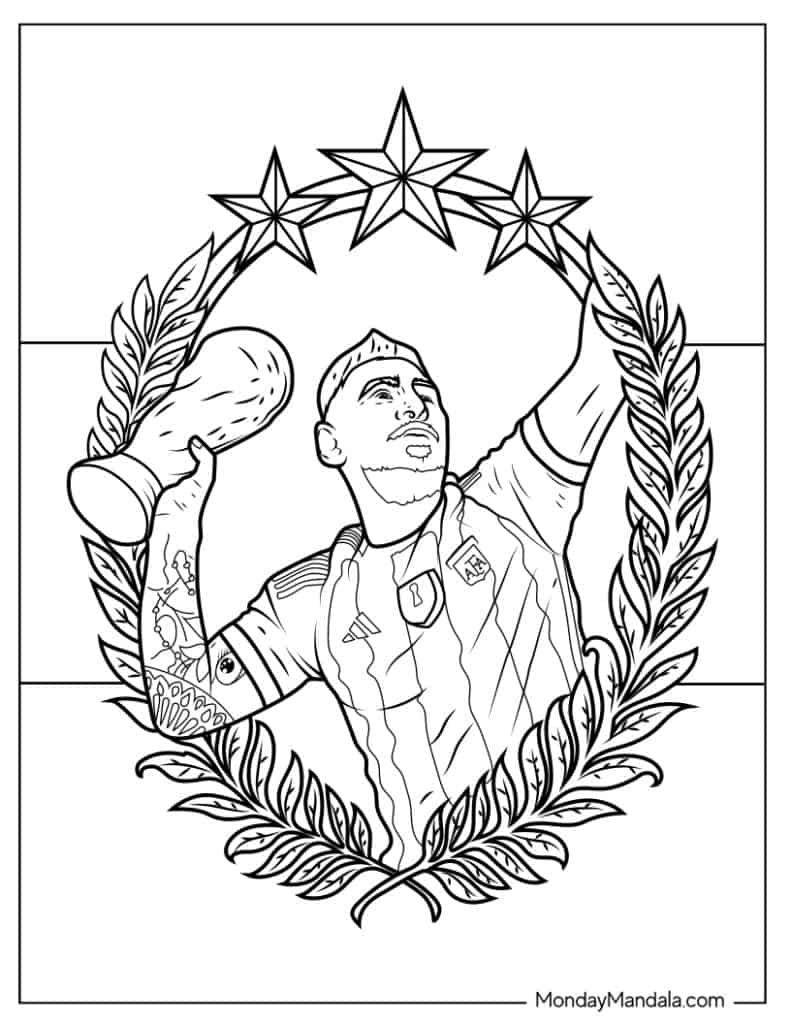 messi printable image 0016