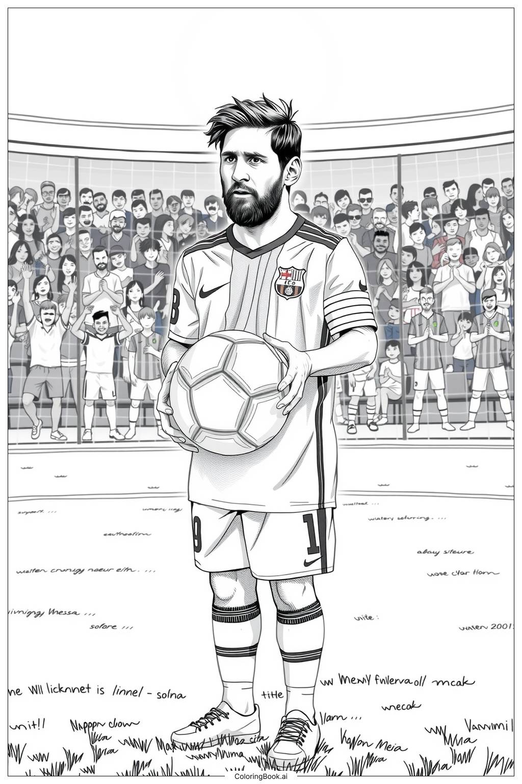 messi printable image 0017