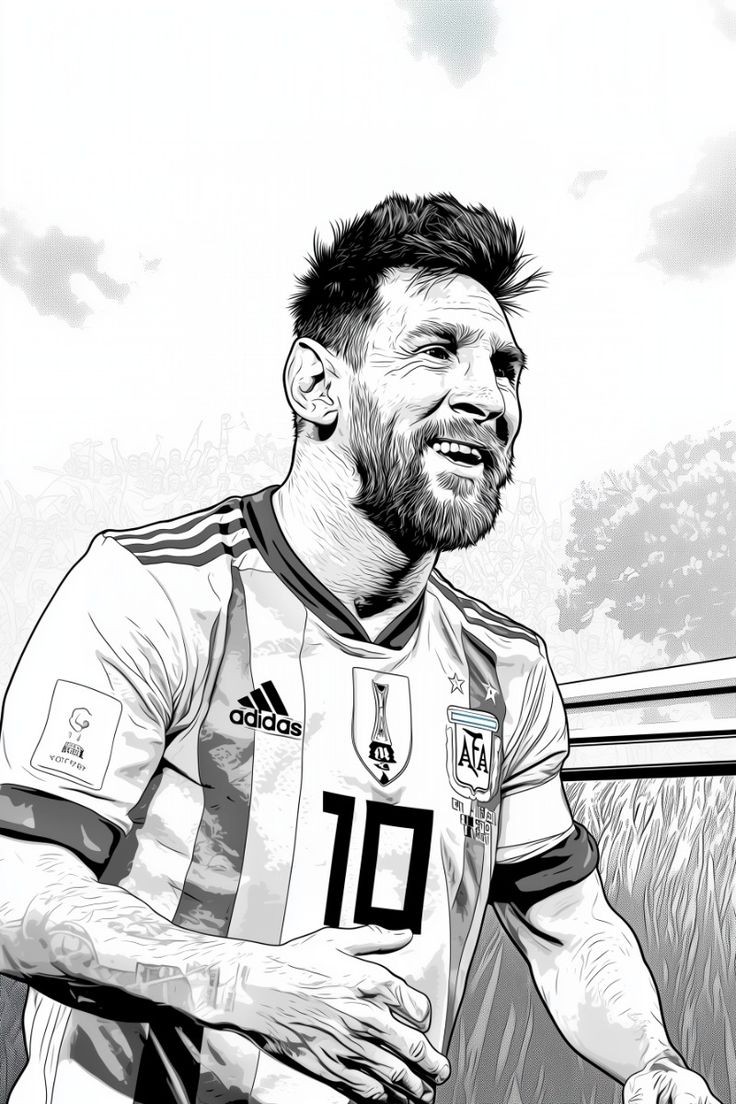 messi printable image 0025