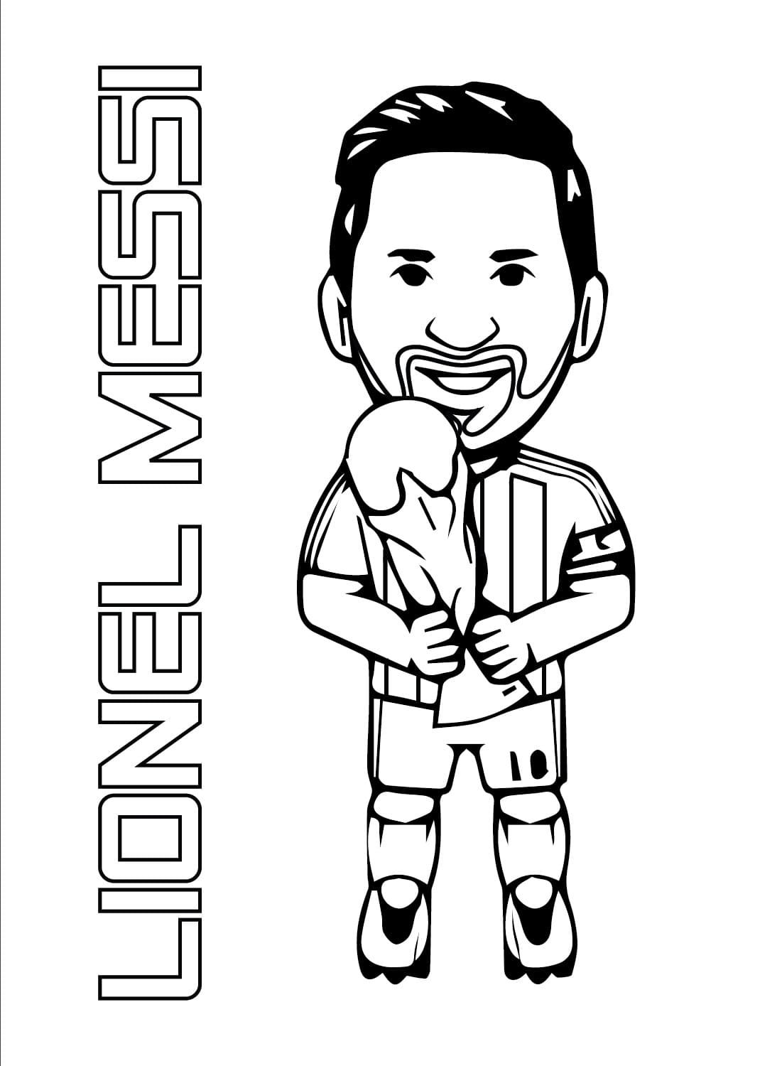 messi printable image 0039