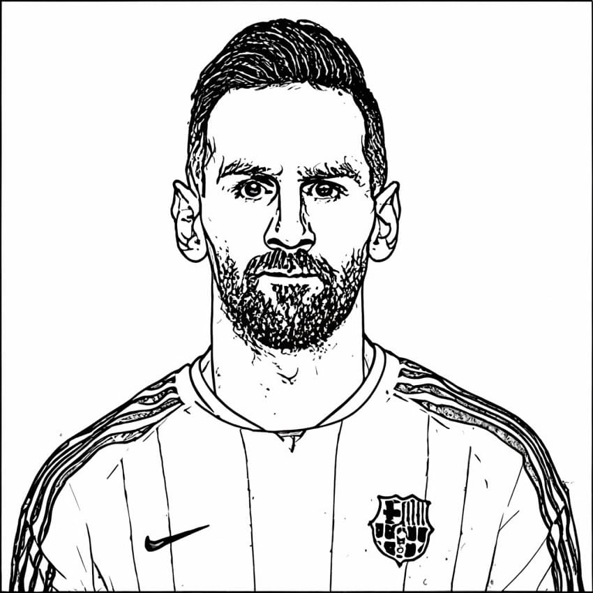 messi printable image 0053