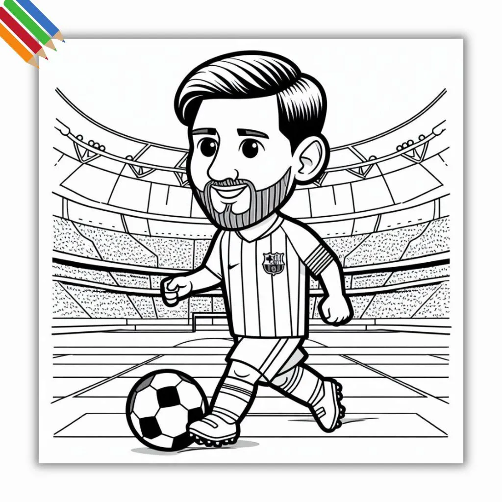 messi printable image 0054