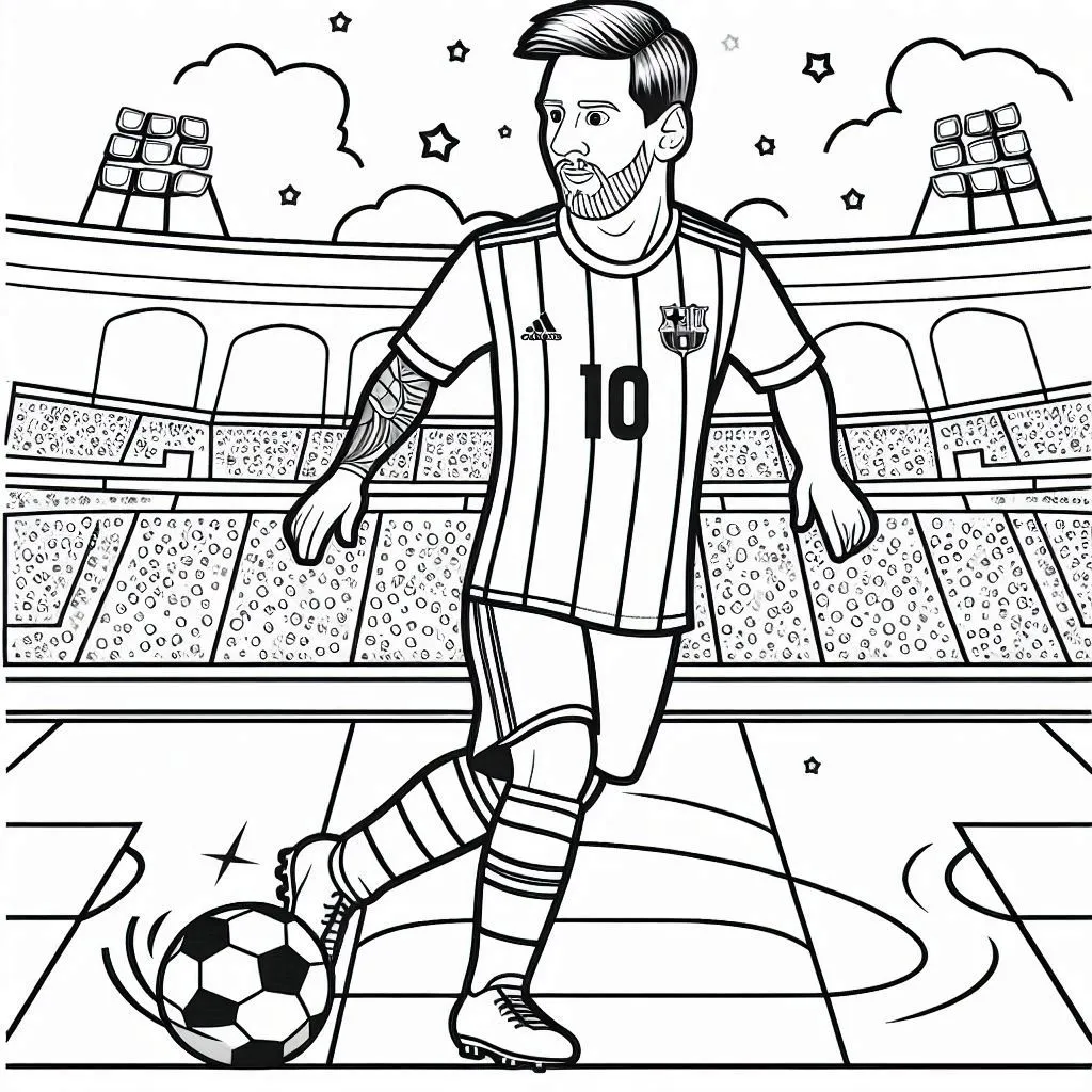messi printable image 0067