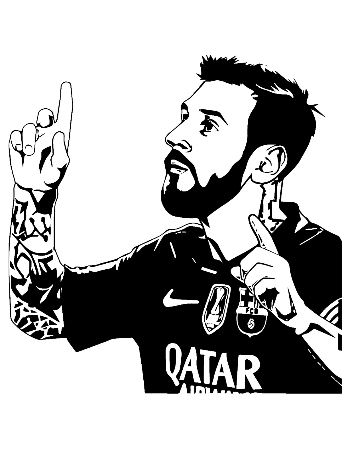 messi printable image 0076